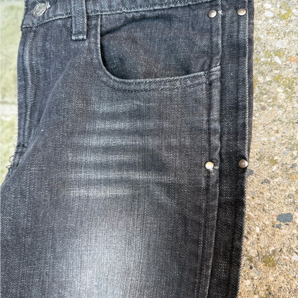 Polo Ralph Lauren Black Studded Skinny Jeans - Picture 2 of 6